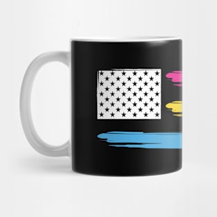 LGBTQ American Flag USA Progressive New Pride Pansexual Flag Mug